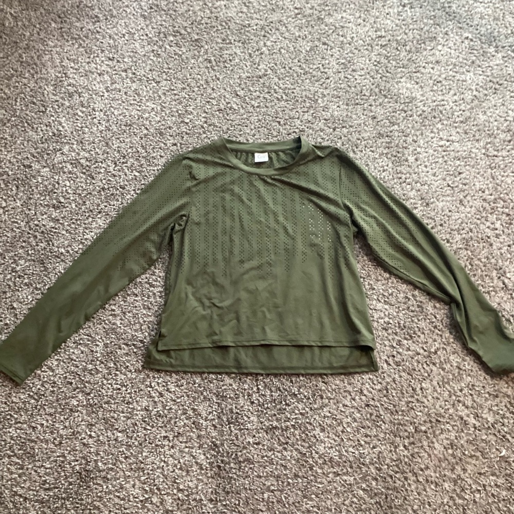 ZYIA Forest Green Long Sleeve Top